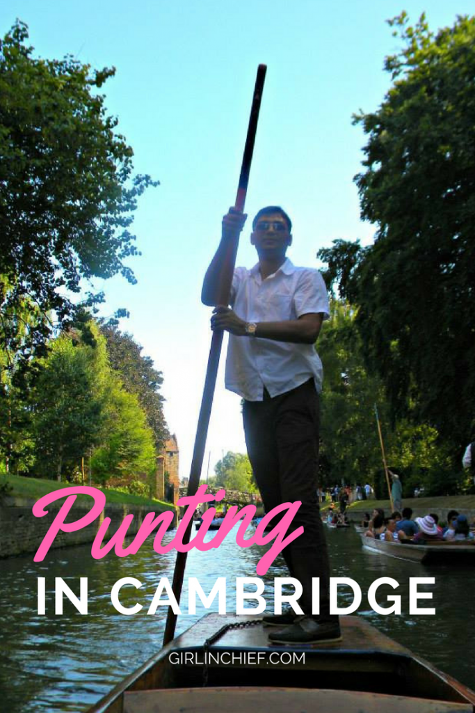 Must-do in Cambridge, UK: Punting in the River #cambridge #punting #thingstodo #england #weekendgetaway #daytripfromlondon #visitengland
