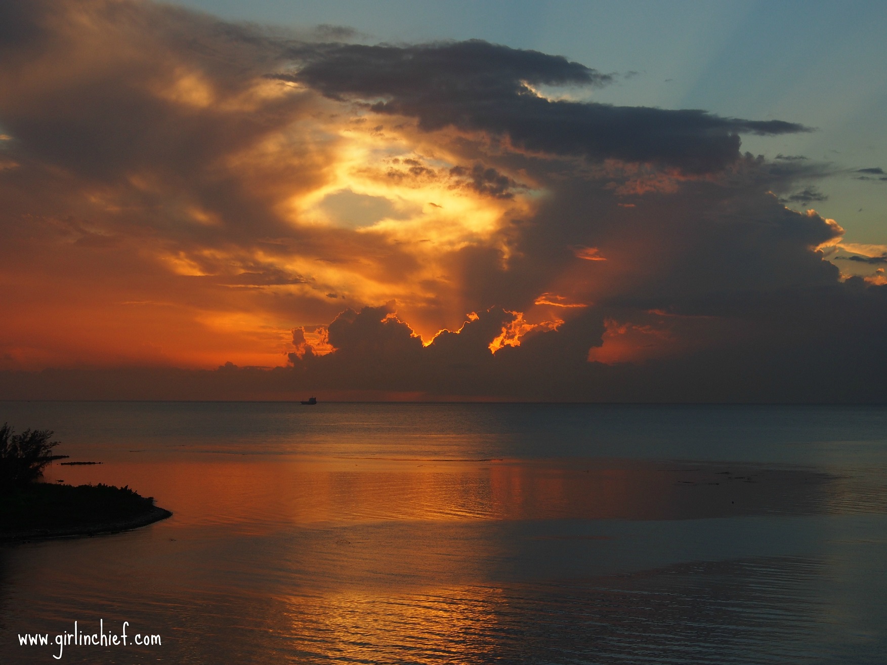 sunset-while-floating-past-montego-bay-jamaica