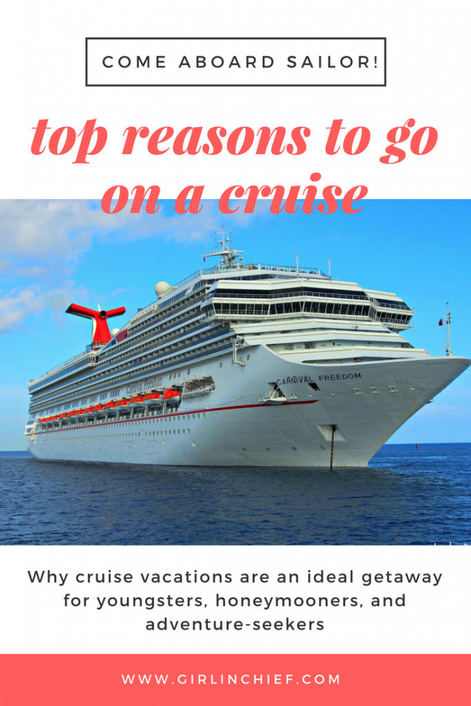 Top Reasons To Go On A Cruise
