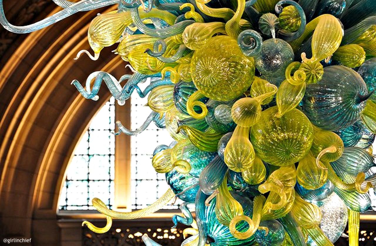 The Victoria and Albert Museum, London - hanging glass sculpture