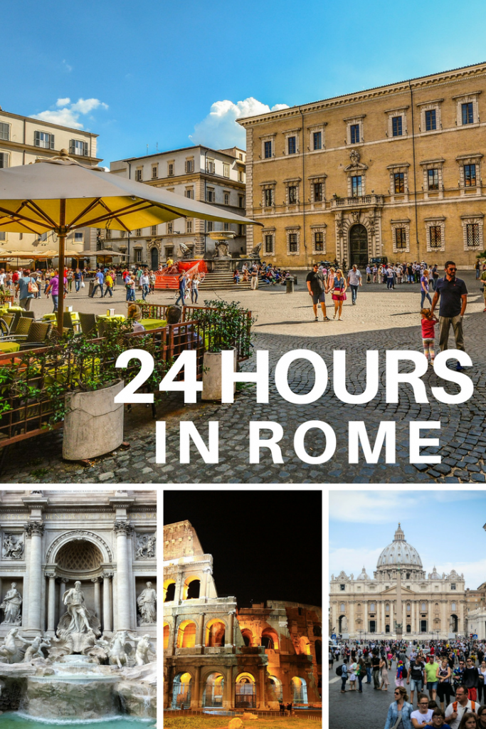 24 Hours in Rome: What to See and Do #rome #italy #romeinaday #travel #traveltips #romein24hours