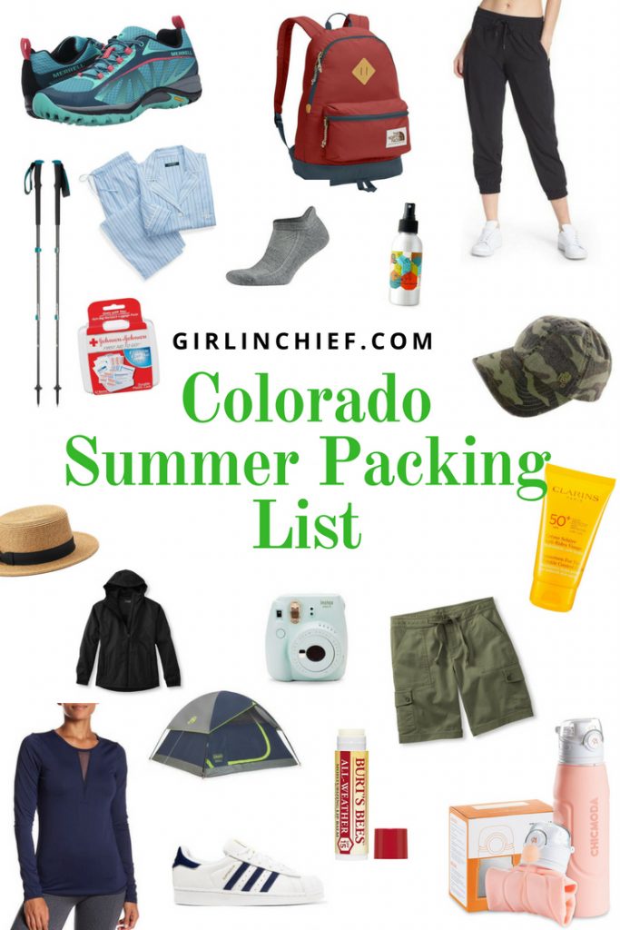 Colorado Summer Packing List #colorado #summer #travel #packinglist